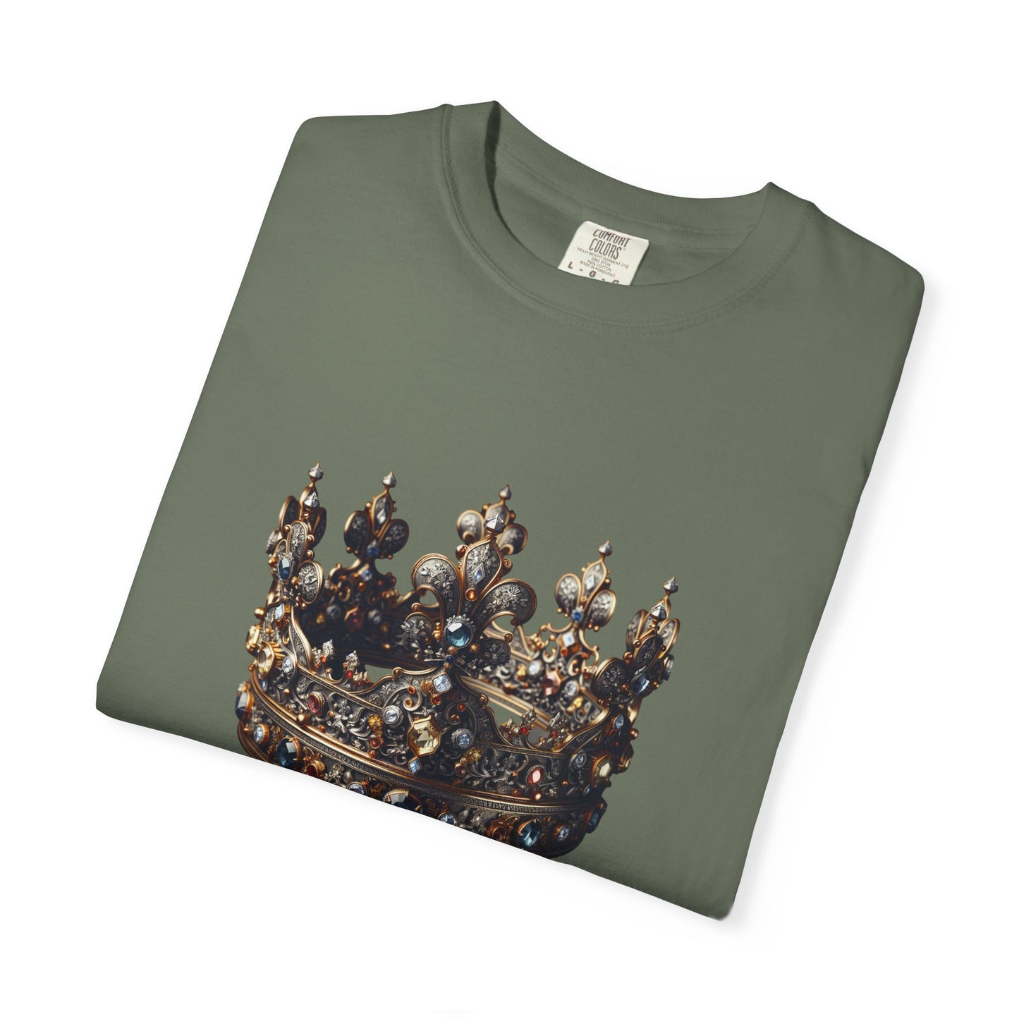 Crowned Glory T-Shirt - Born to Reign Tee, Unisex Crown Graphic Shirt for Kings & Queens, Gift for Birthdays, Occasions & Celebrations