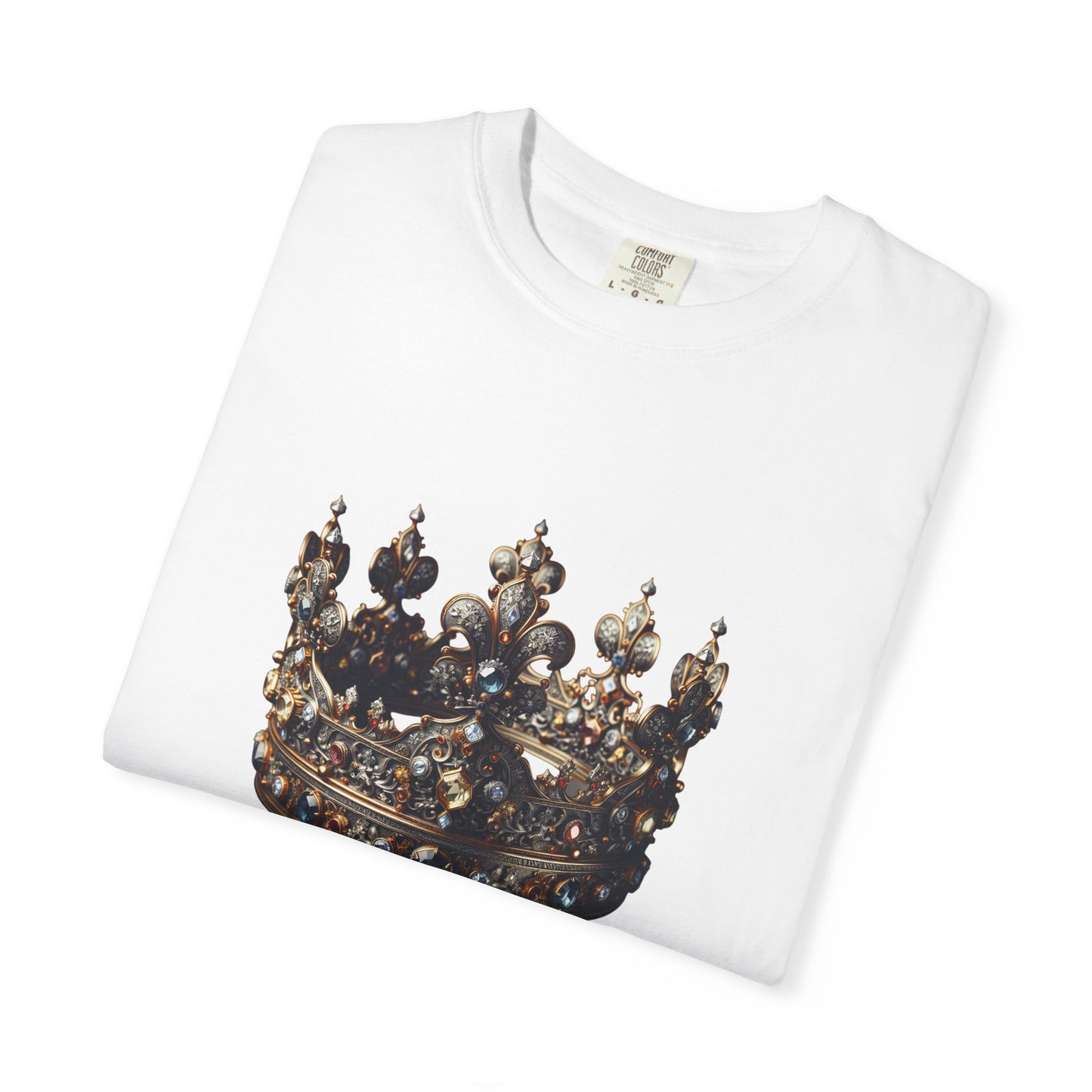 Crowned Glory T-Shirt - Born to Reign Tee, Unisex Crown Graphic Shirt for Kings & Queens, Gift for Birthdays, Occasions & Celebrations
