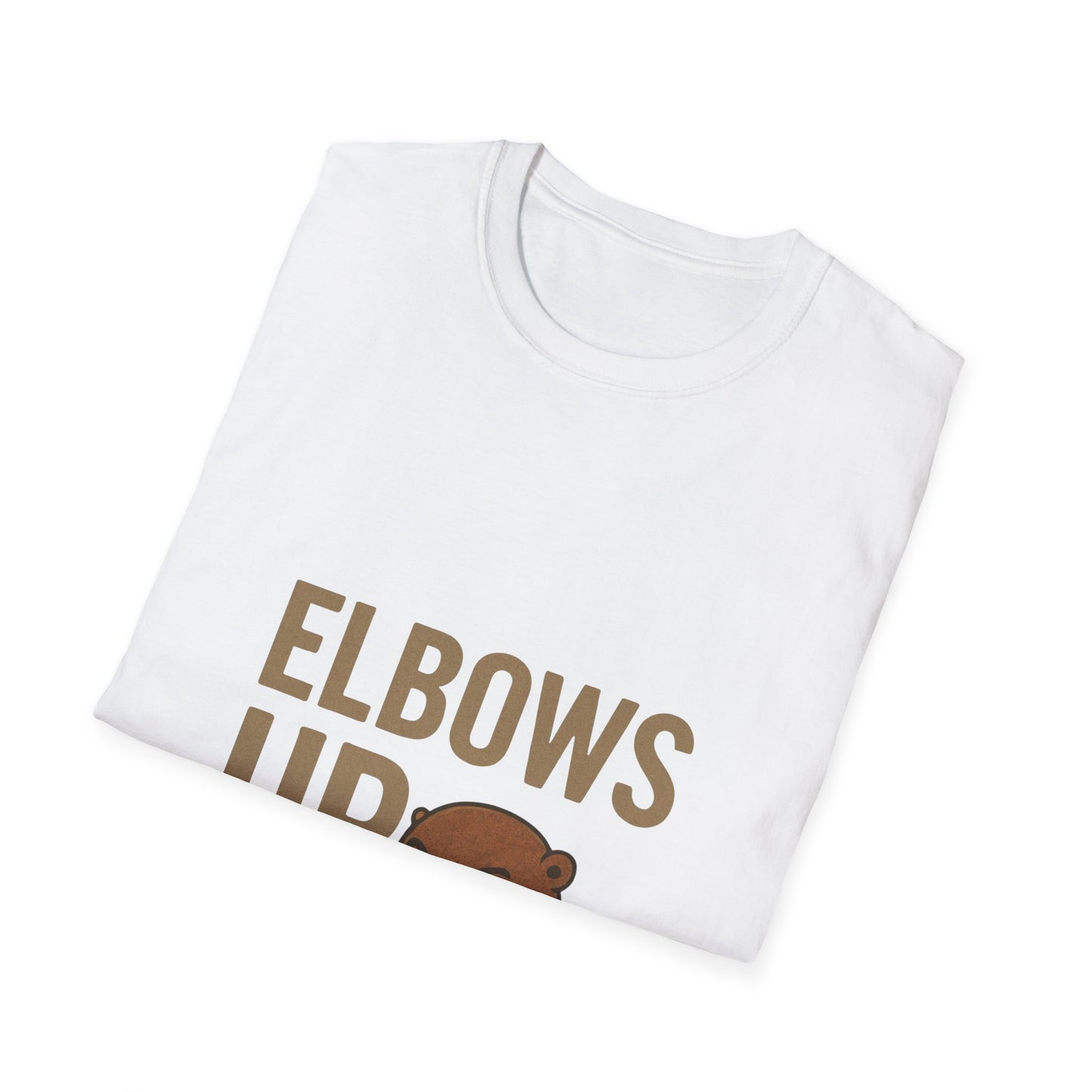 Elbows Up" Beaver Tee – Embrace the Canadian Spirit