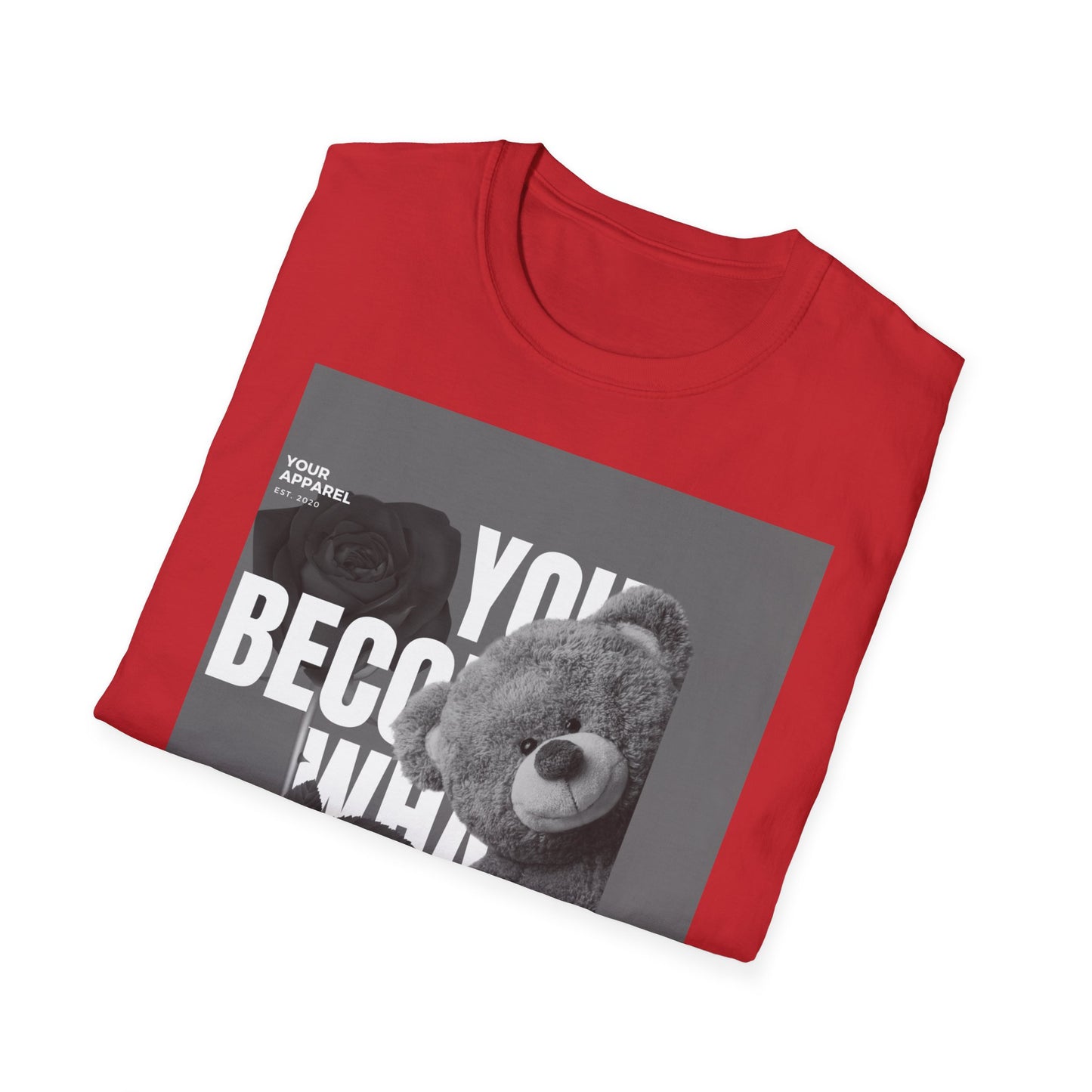 Motivational Teddy Bear Graphic T-Shirt