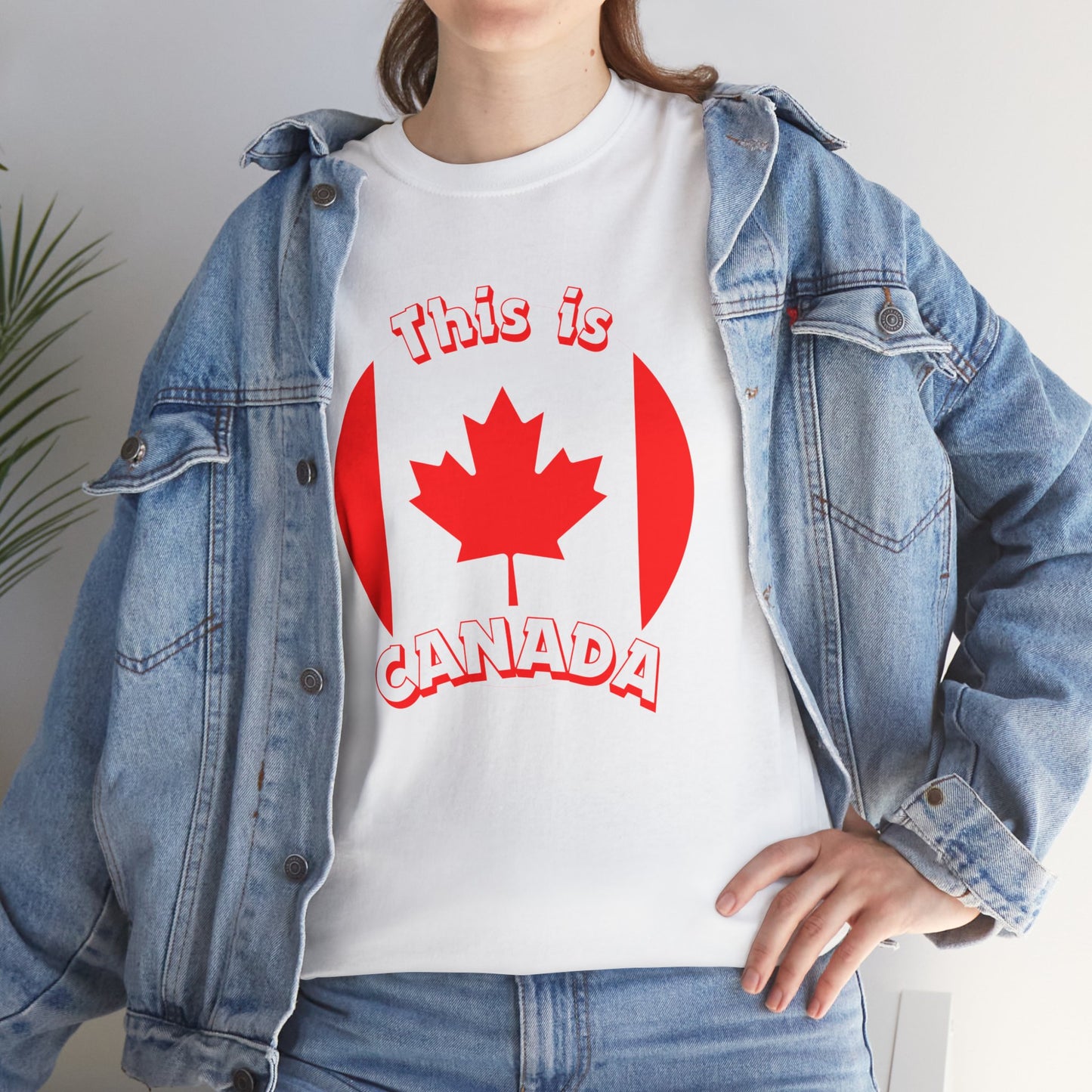 Unisex Patriotic Canada Cotton T-shirt
