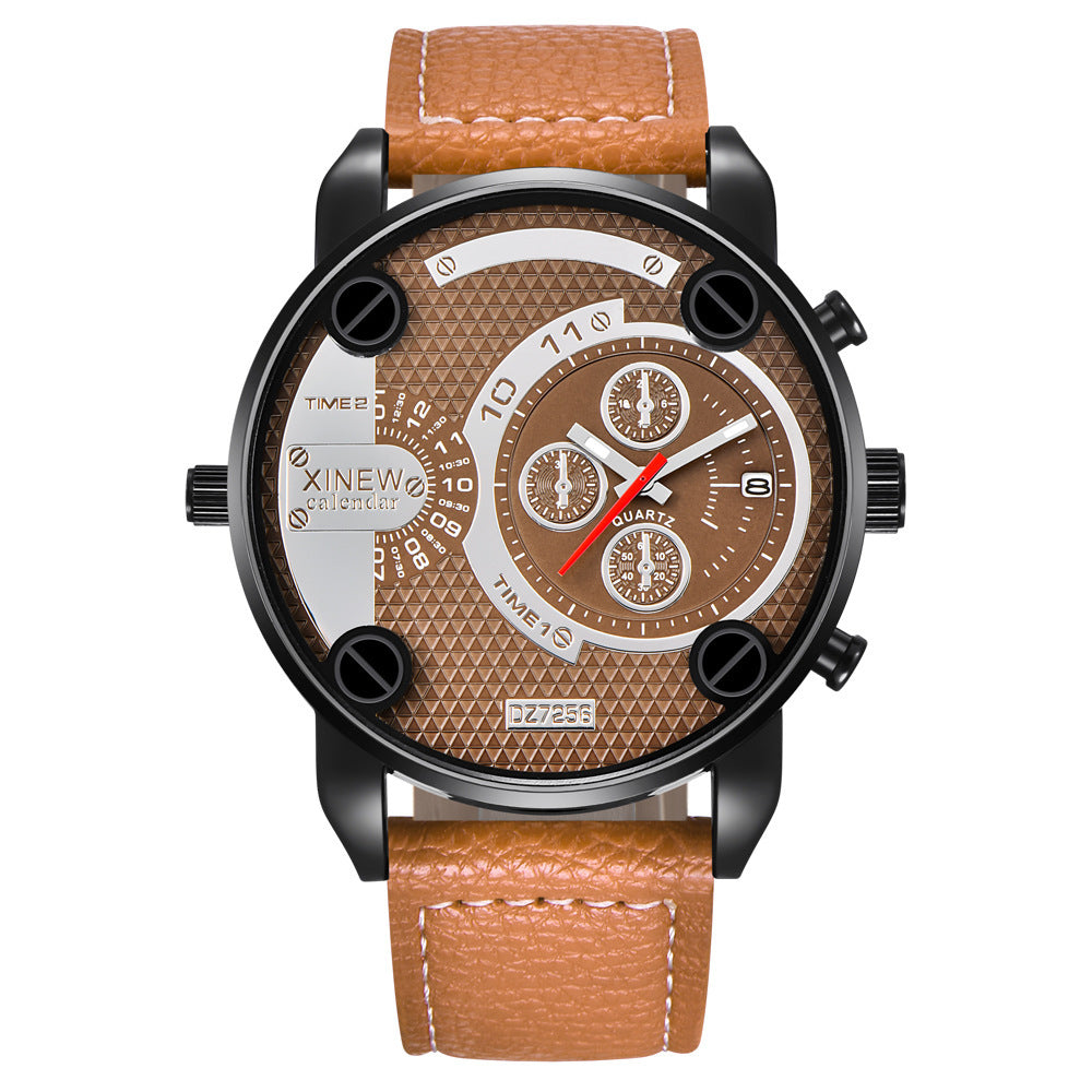 Men's Fashion Leather Wristwatch