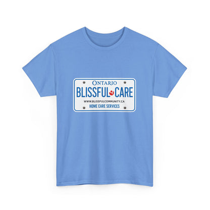 Blissful Care Unisex Heavy Cotton Tee - Comfort for Caregivers