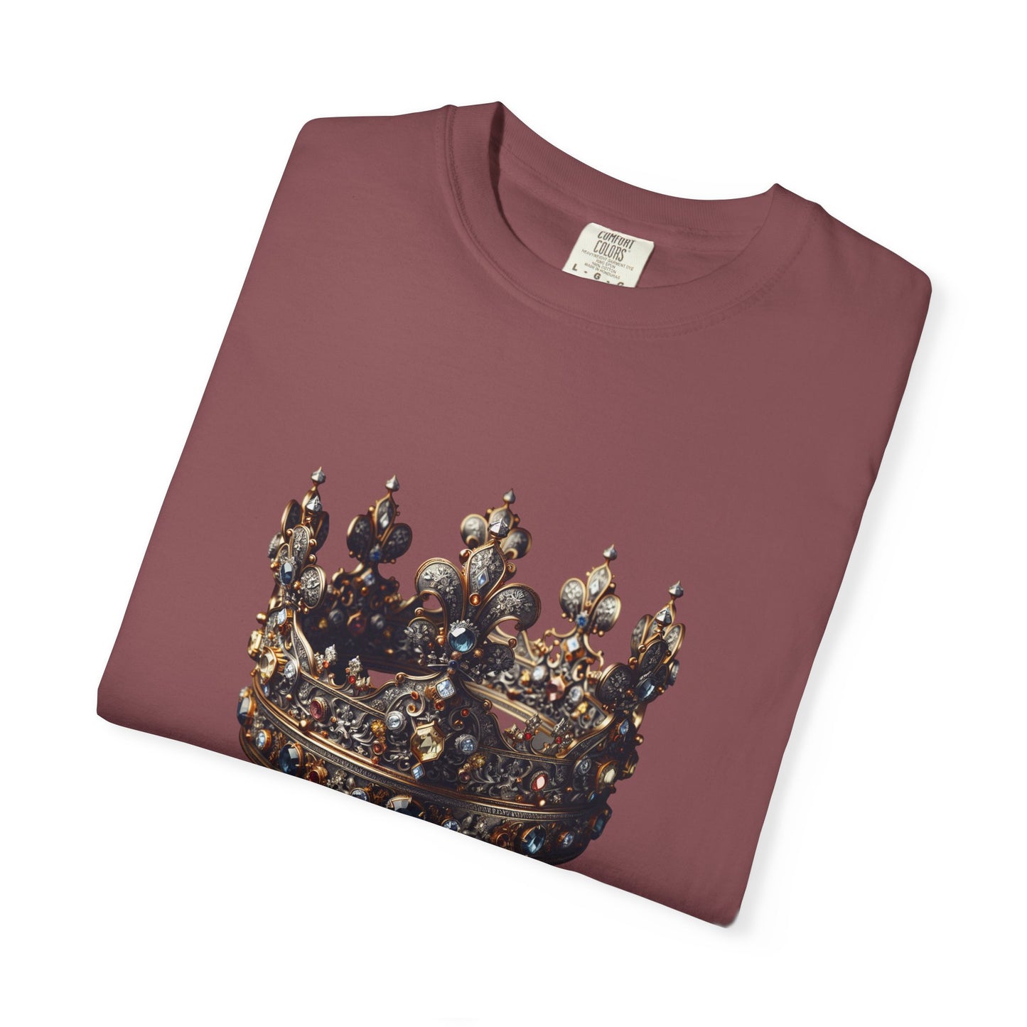 Crowned Glory T-Shirt - Born to Reign Tee, Unisex Crown Graphic Shirt for Kings & Queens, Gift for Birthdays, Occasions & Celebrations